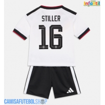 Camisa de time de futebol Alemanha Angelo Stiller #16 Replicas 1º Equipamento Infantil Mundo 2026 Manga Curta (+ Calças curtas)